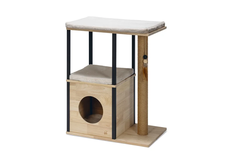 Designed By Lotte Kratzbaum Nala – Holz & Aluminium 65 × 40 × 82 cm braun