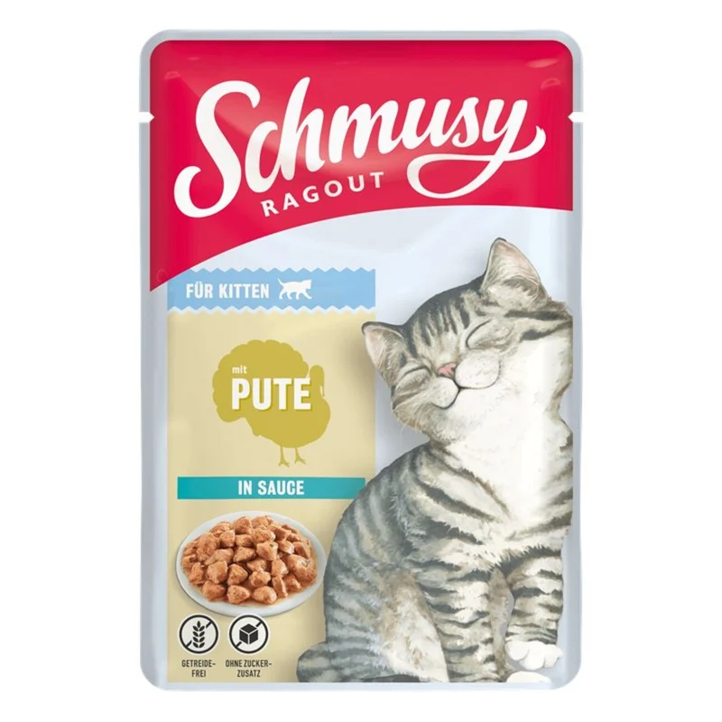 Schmusy Ragout Kitten Katzenfutter in Sauce