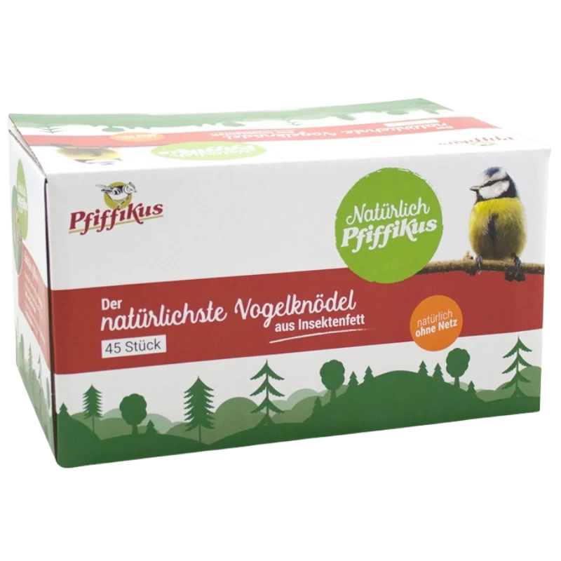 Natürlich Pfiffikus Insektenfettknödel Karton