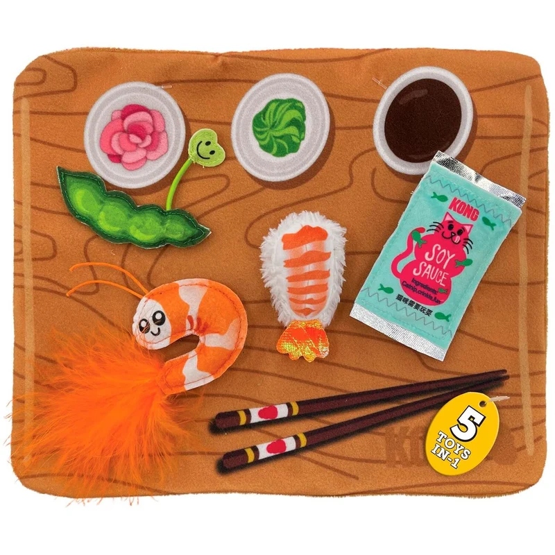 Katzenspielzeug Pull A Partz Sushi