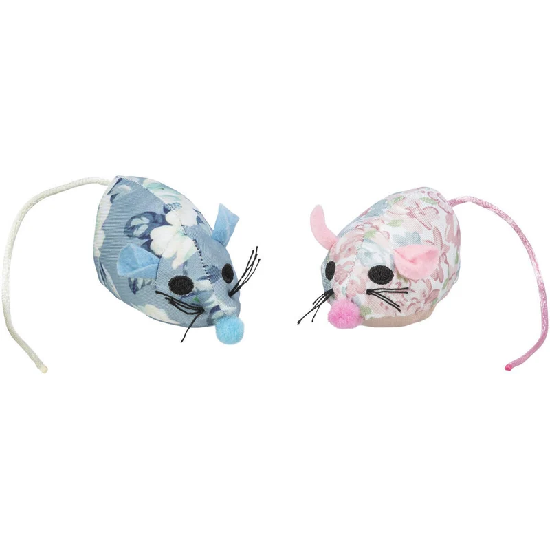Maus mit Blumenmuster