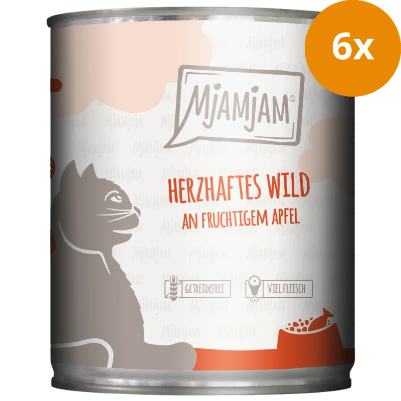 MjAMjAM herzhaftes Wild an fruchtigem Apfel 800 g