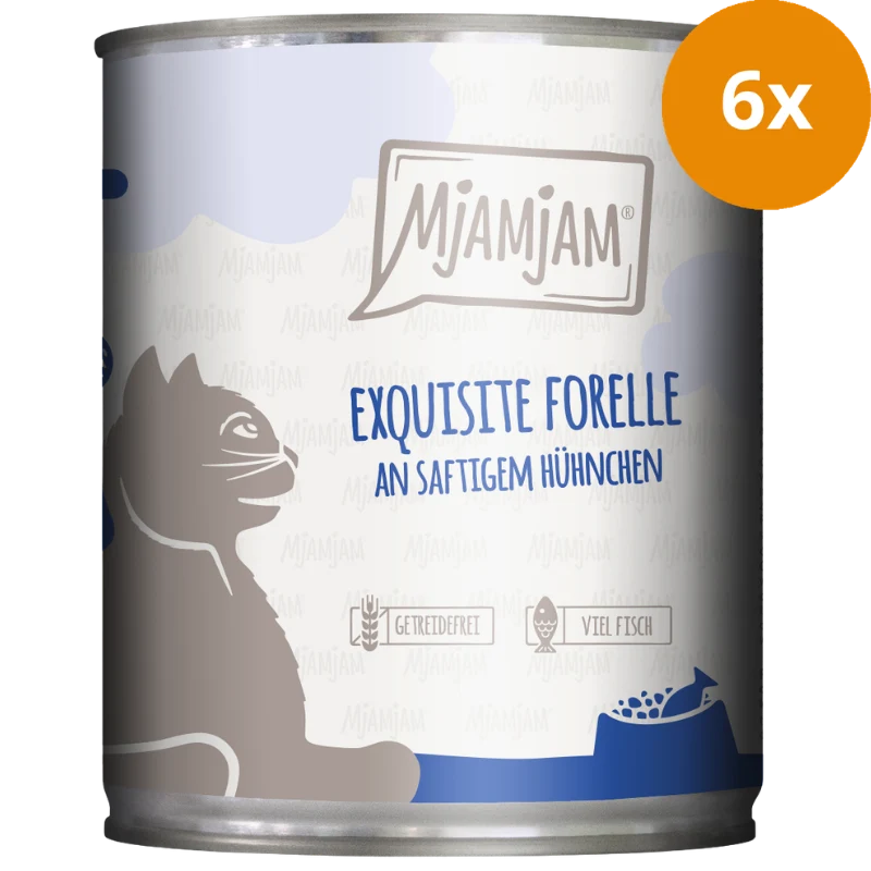 MjAMjAM Forelle an saftigem Hühnchen 800 g