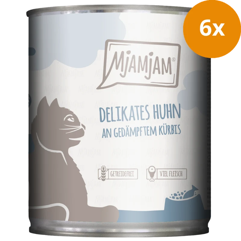 MjAMjAM delikates Huhn an gedämpftem Kürbis 800 g