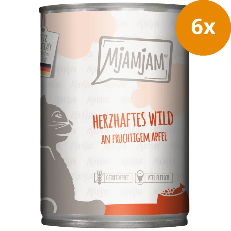 MjAMjAM herzhaftes Wild an fruchtigem Apfel 400 g