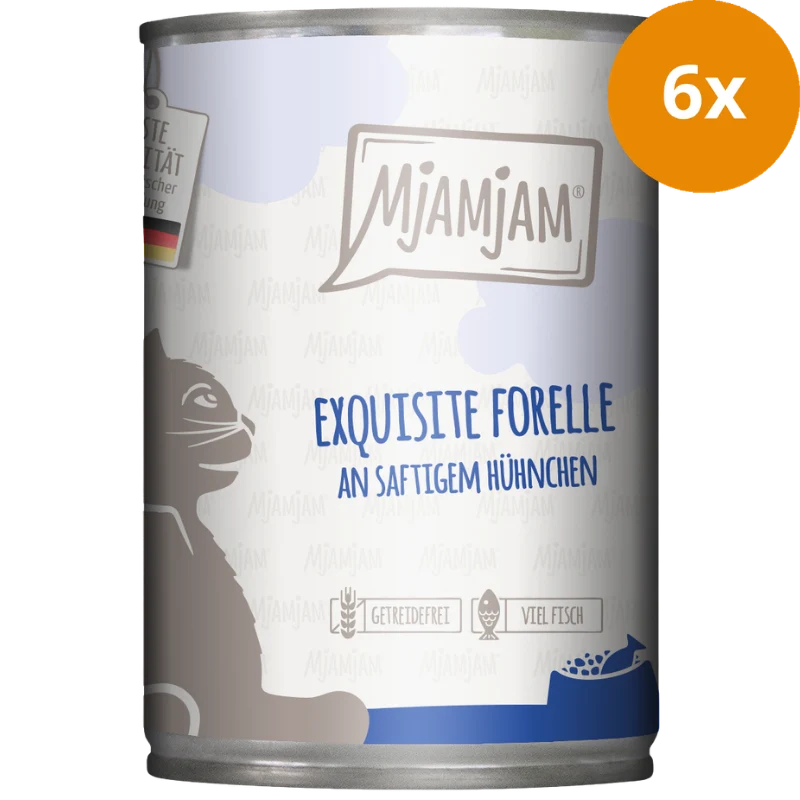 MjAMjAM Forelle an saftigem Hühnchen 400 g