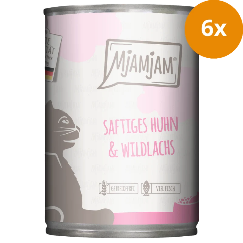 MjAMjAM Huhn + Wildlachs 400 g