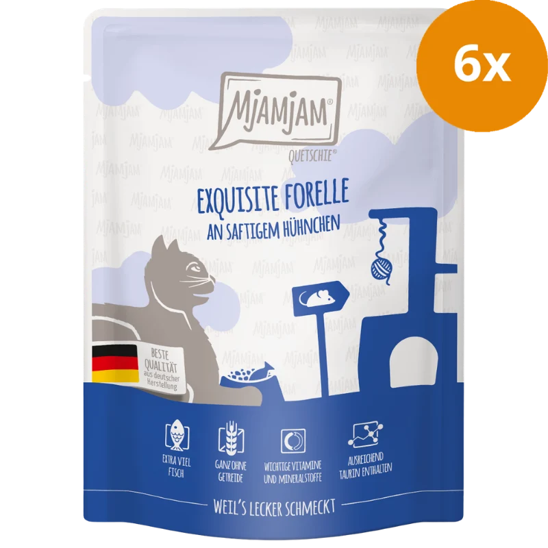 MjAMjAM Quetschie Forelle an Hühnchen 300 g