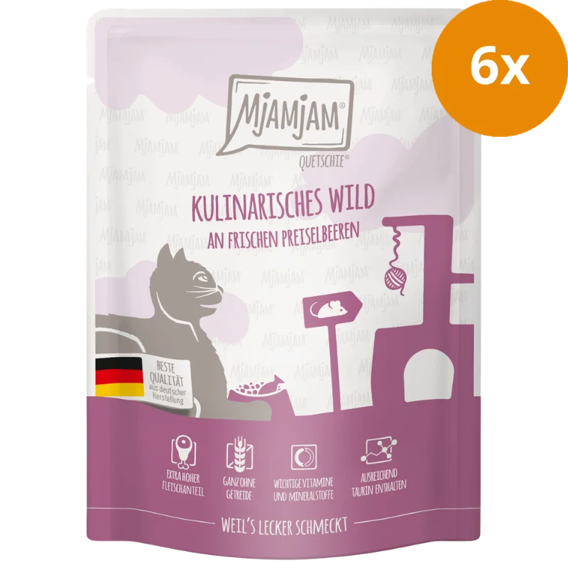 MjAMjAM Quetschie Wild an Preiselbeeren 300 g