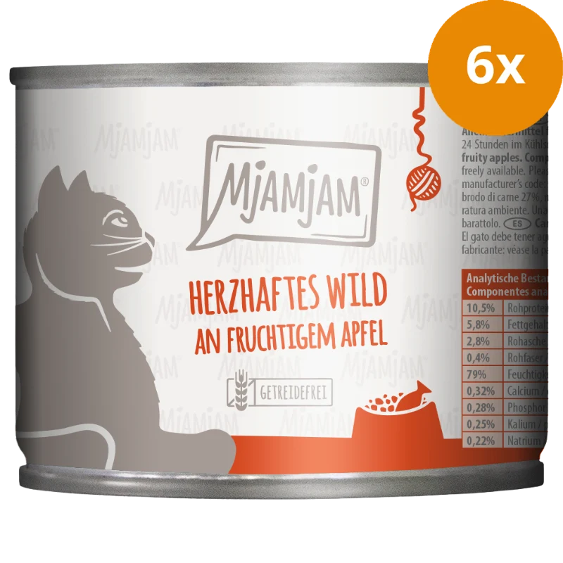 MjAMjAM herzhaftes Wild an fruchtigem Apfel 200 g