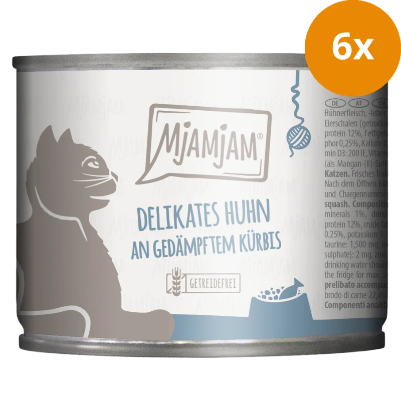 MjAMjAM delikates Huhn an gedämpftem Kürbis 200 g