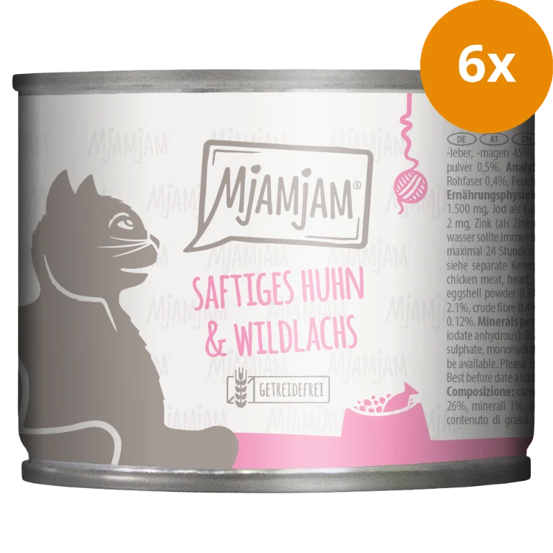 MjAMjAM Huhn + Wildlachs 200 g