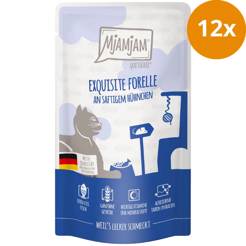 MjAMjAM Quetschie Forelle an Hühnchen 125 g