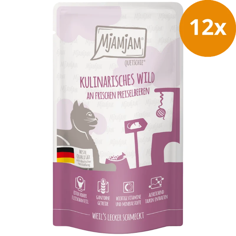 MjAMjAM Quetschie Wild an Preiselbeeren 125 g
