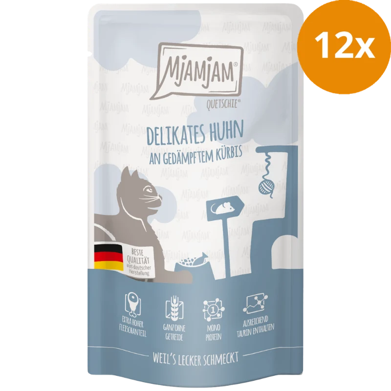 MjAMjAM Quetschie Huhn + Kürbis 125 g