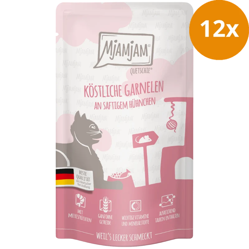 MjAMjAM Quetschie Garnelen an Hühnchen 125 g
