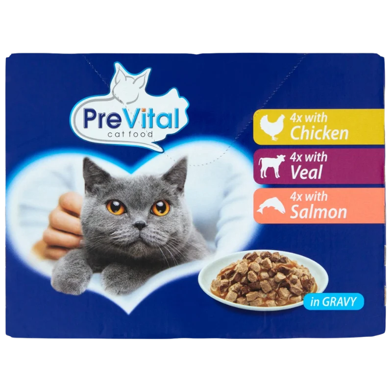 PreVital Cat 12 x 100 g PB Multipack
