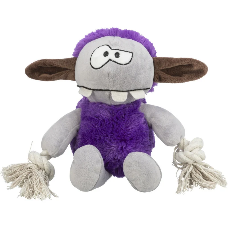 Kuschelmonster aus Plüsch und Tau