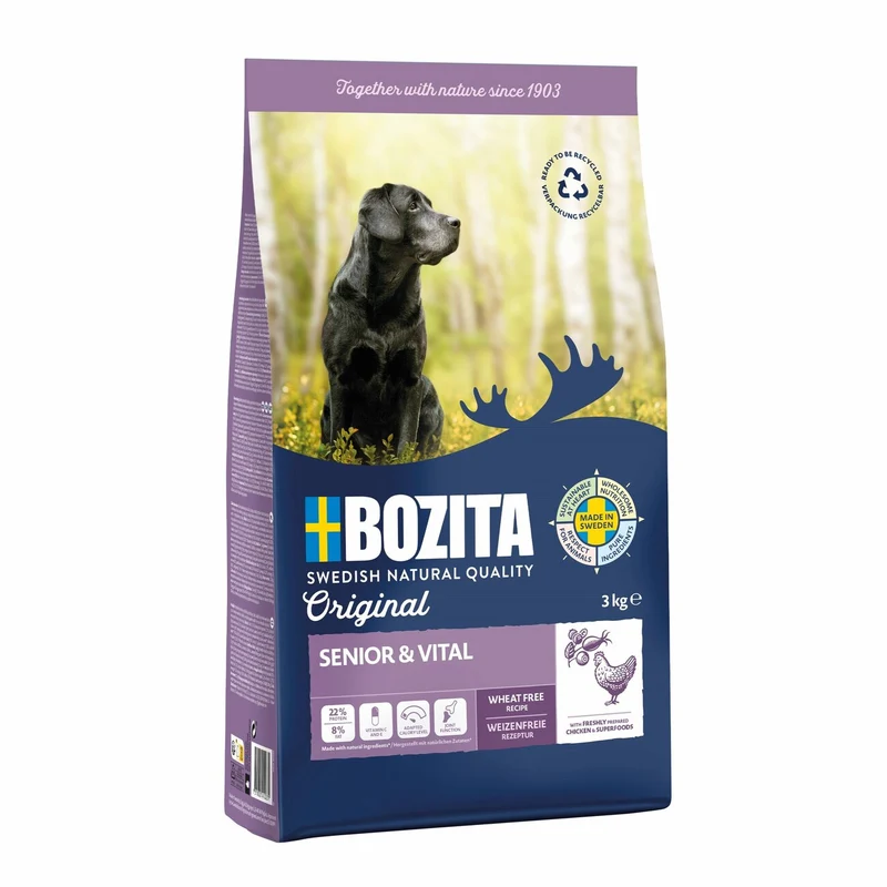 Bozita Original Senior & Vital weizenfrei Hundefutter