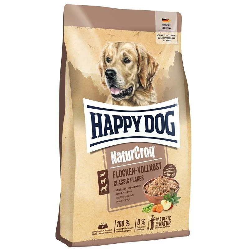 Happy Dog Natur Croq Flocken Vollkost Hundefutter