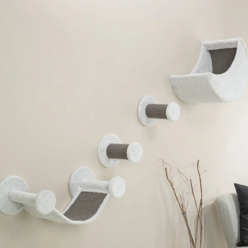 Kletterwand für Katzen, 4-teilig