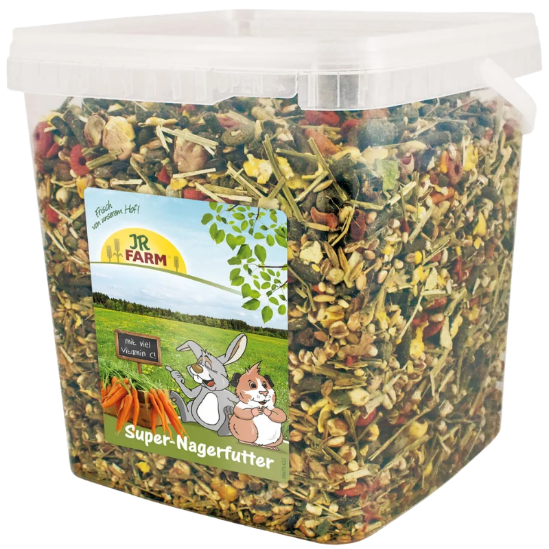 JR Farm Super-Nagerfutter im Eimer
