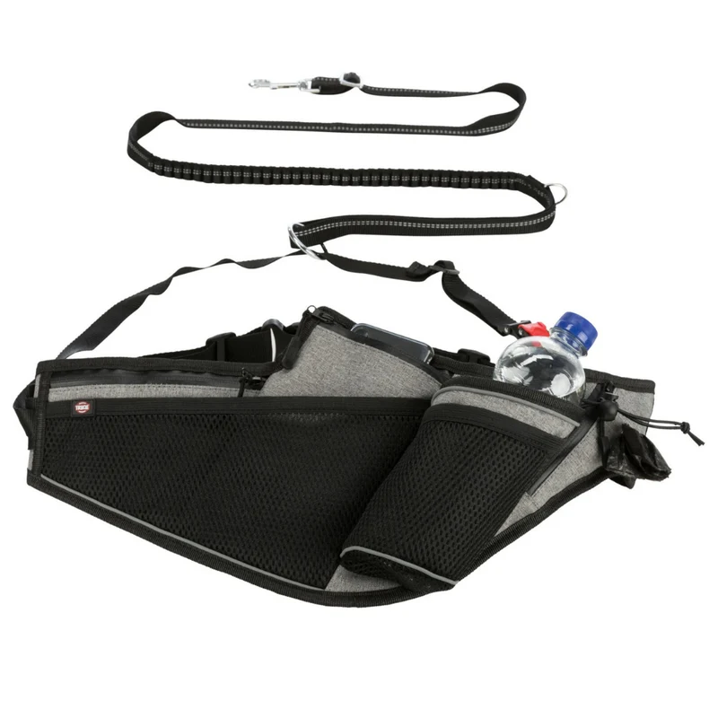 Trixie Jogging Belt with Leash 70-130cm