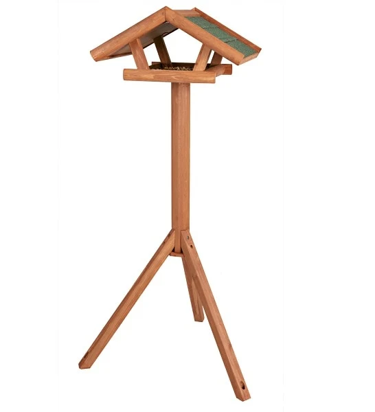 Trixie Natura Bird Feeder with Stand Pine Wood