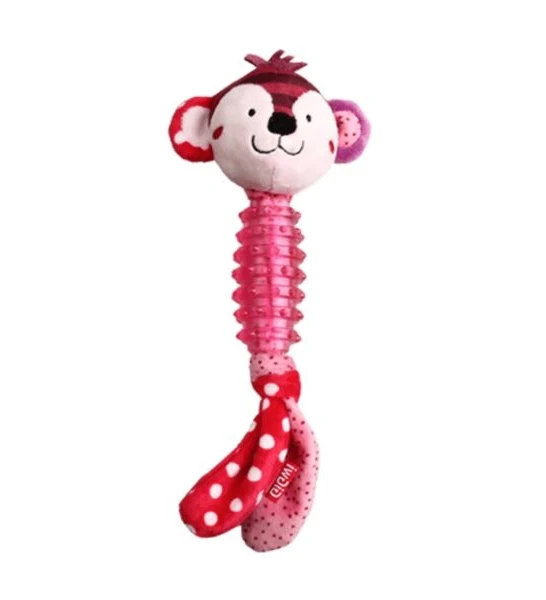 GiGwi Suppa Puppa Monkey with Squeaker Dog Toy