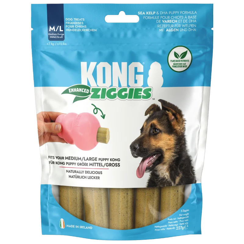 KONG Ziggies Enhanced Puppy Medium/Large 227 g