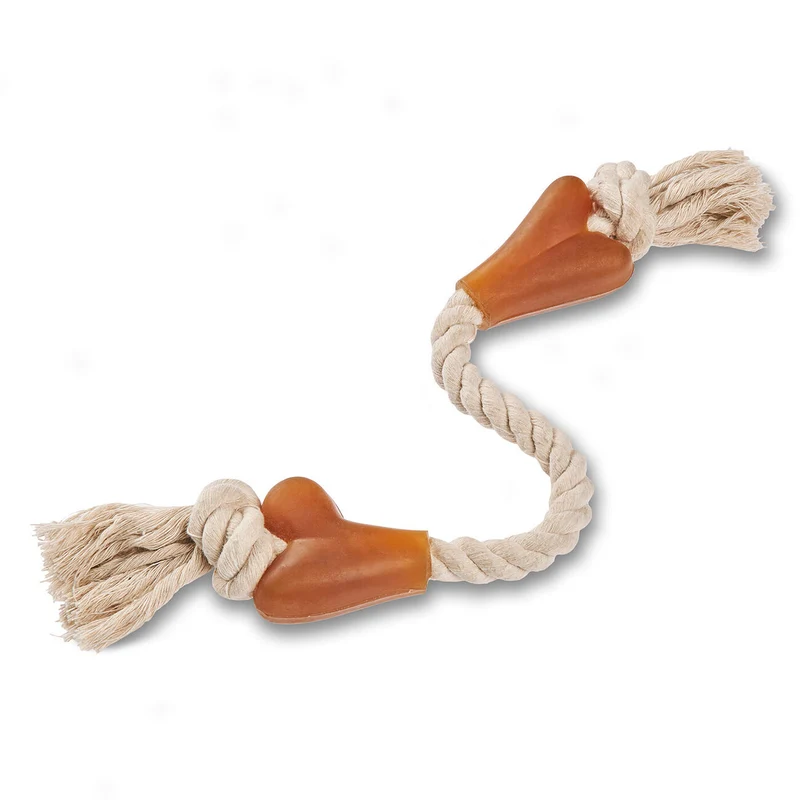 Wolters Pure Nature Spielzeugtau mit Knochen für Hunde