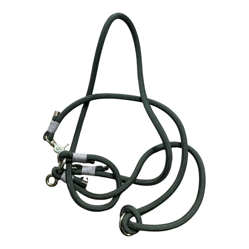Hands Free Leine Oliv Messing