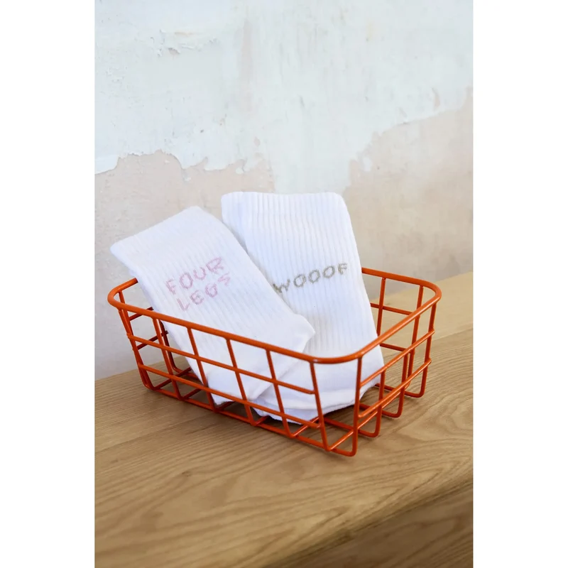 PALOPA TENNIS SOCKEN 2ER SET - LETTERING, LEMON ORCHID