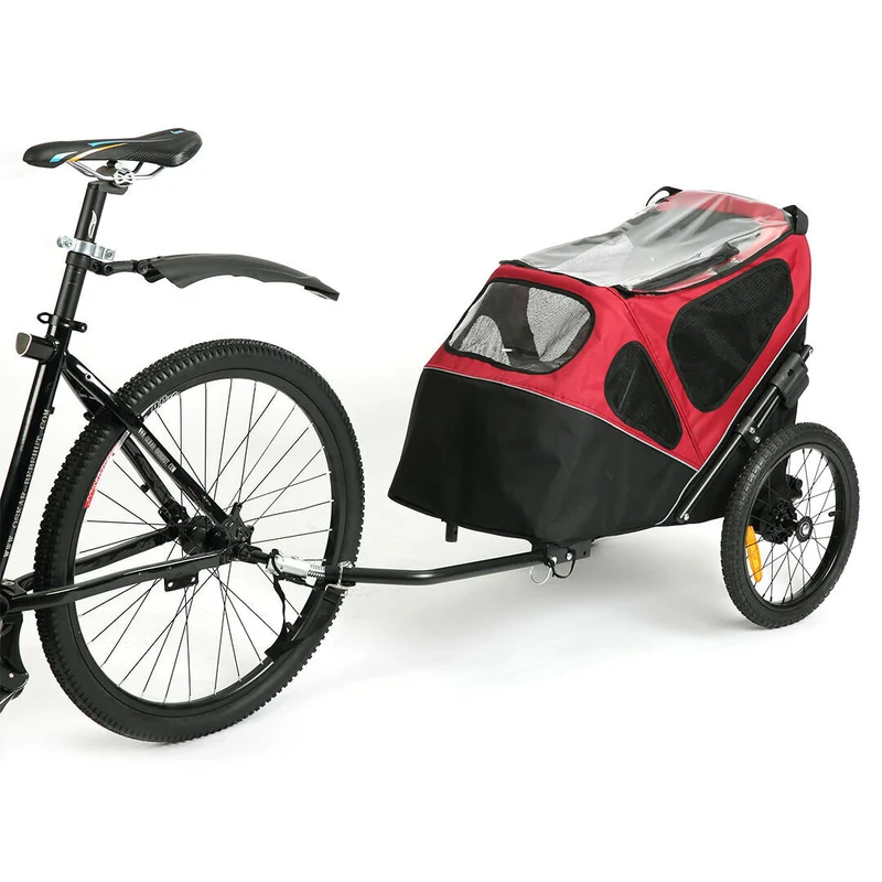 Hunde Fahrradanhänger Pet Trailer 2-in-1