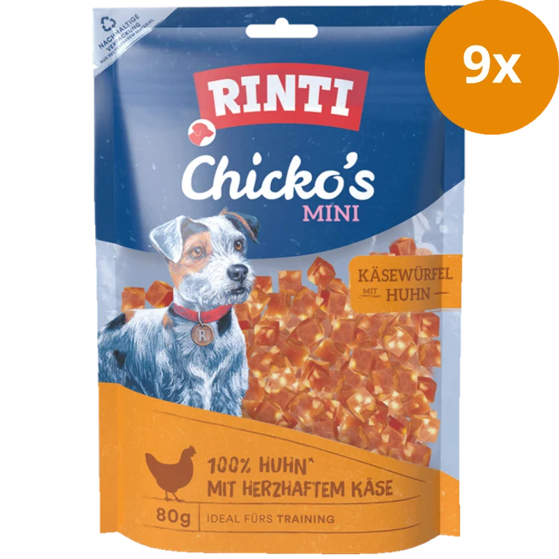 Rinti Chicko Mini Käsewürfel Huhn 225 g