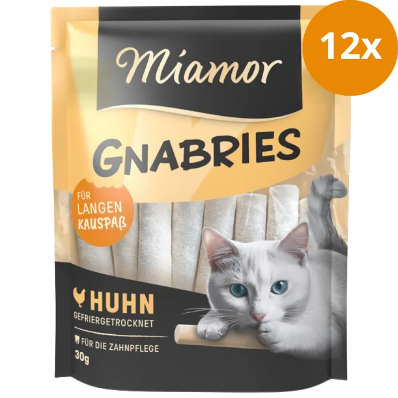 Miamor Gnabries Knabberstick Huhn 12 x 30 g