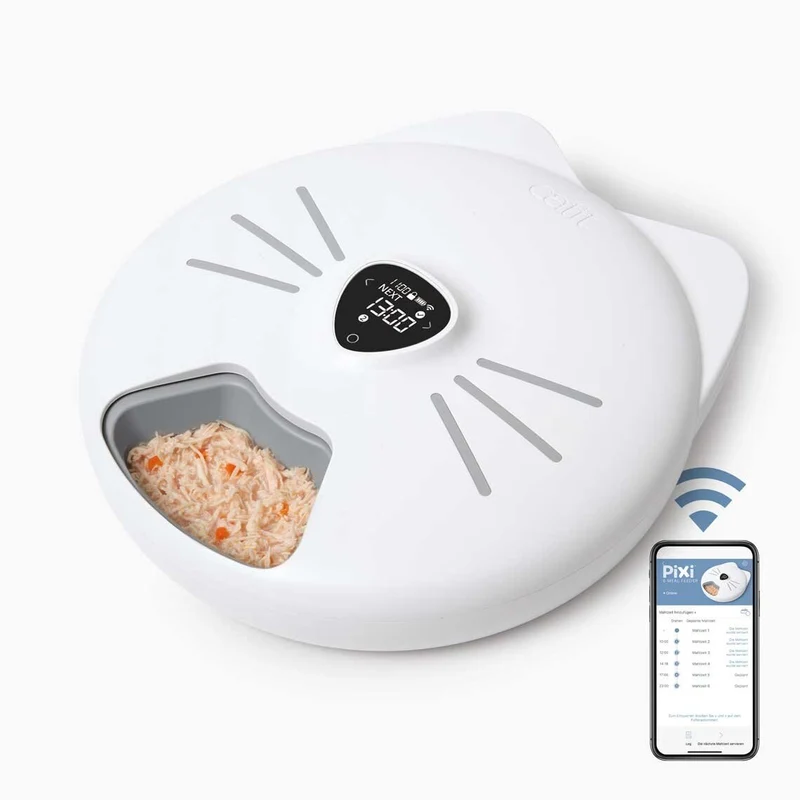 Catit Pixi Smart Futterautomat für 6 Mahlzeiten
