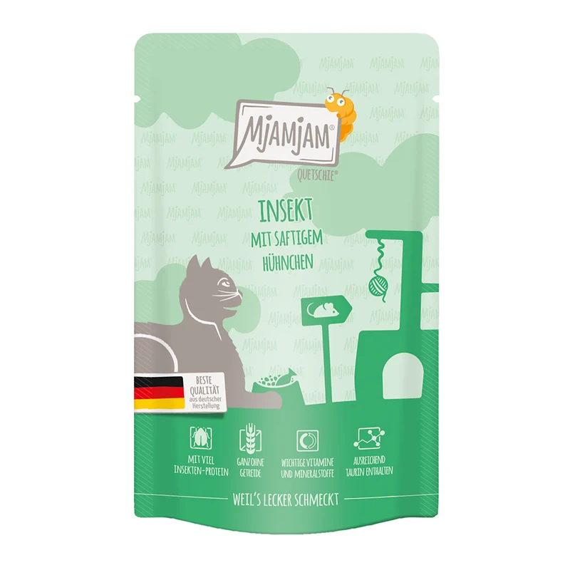 MjAMjAM Insekt mit saftigem Hühnchen 125g