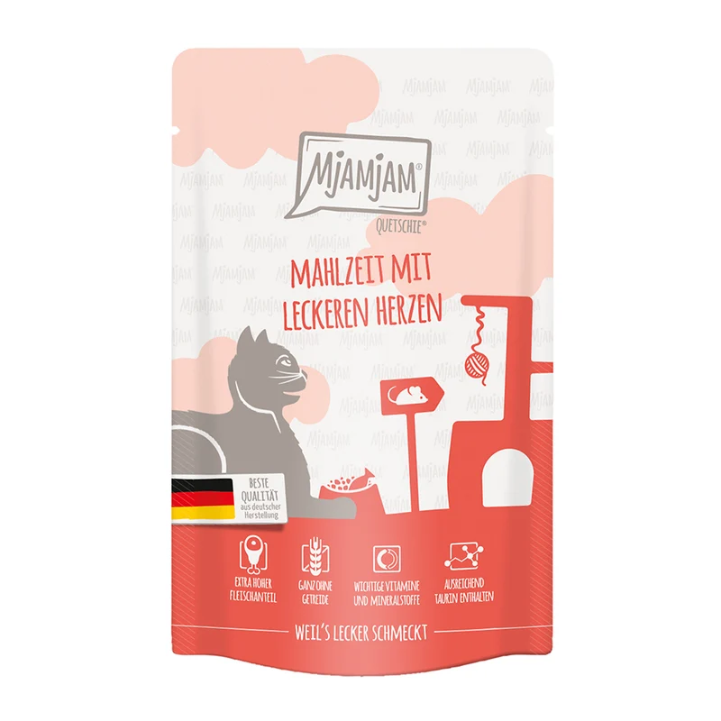 MjAMjAM Mahlzeit mit leckeren Herzen 125g