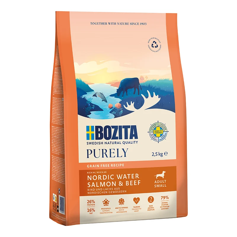 Bozita Purley Adult Small Lachs & Rind