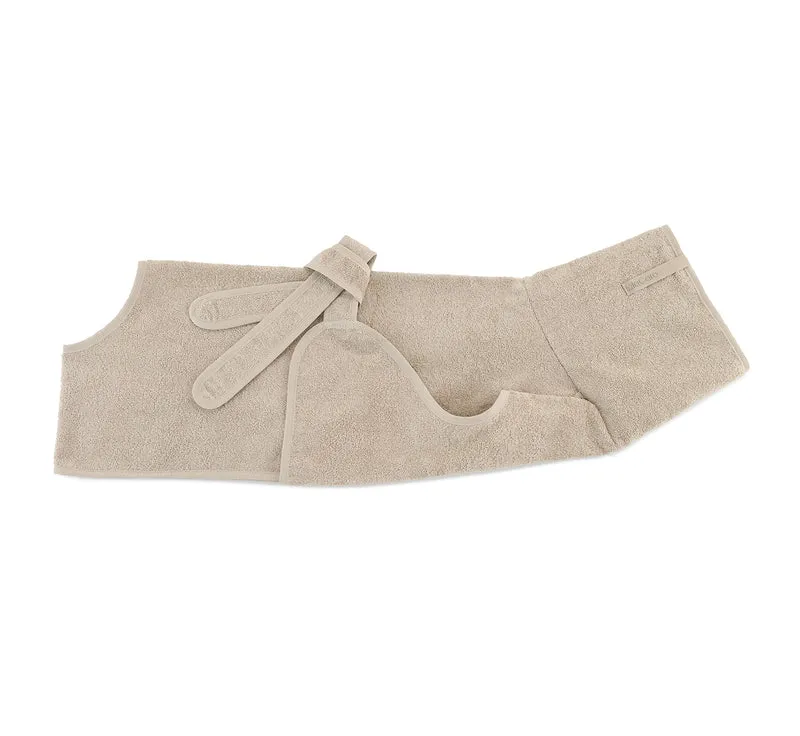 Bagno Hundebademantel Greige