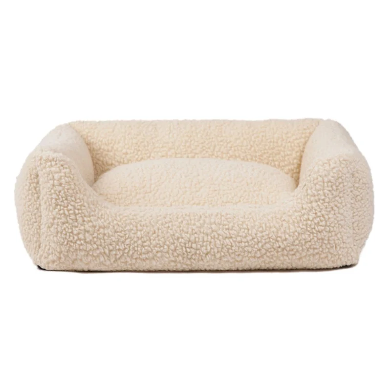 Hundebett Henri Bouclé Wolle Cream