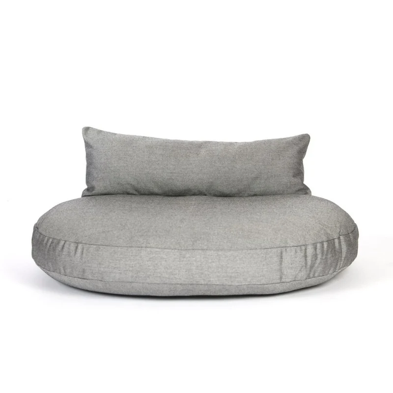 Outdoor Hundekissen Luna Lounge Smooth Black Silk