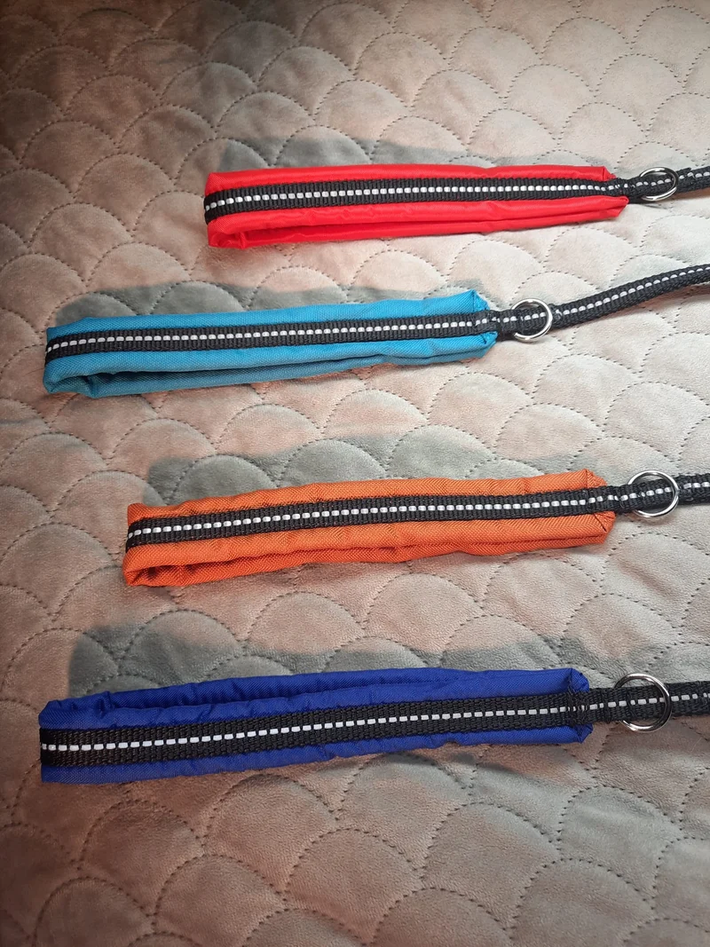 Happy Dog Leash – 1cm Wide with Reflective Stripes