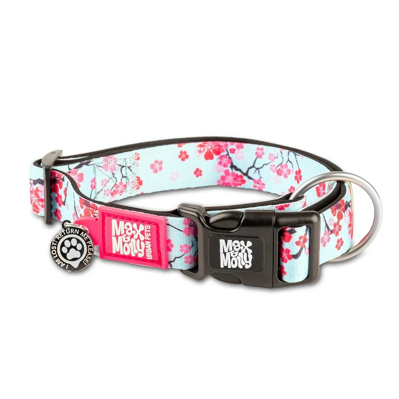 Smart ID Hundehalsband Cherry Bloom