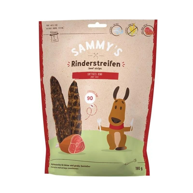 Sammys Rinderstreifen Hundesnack