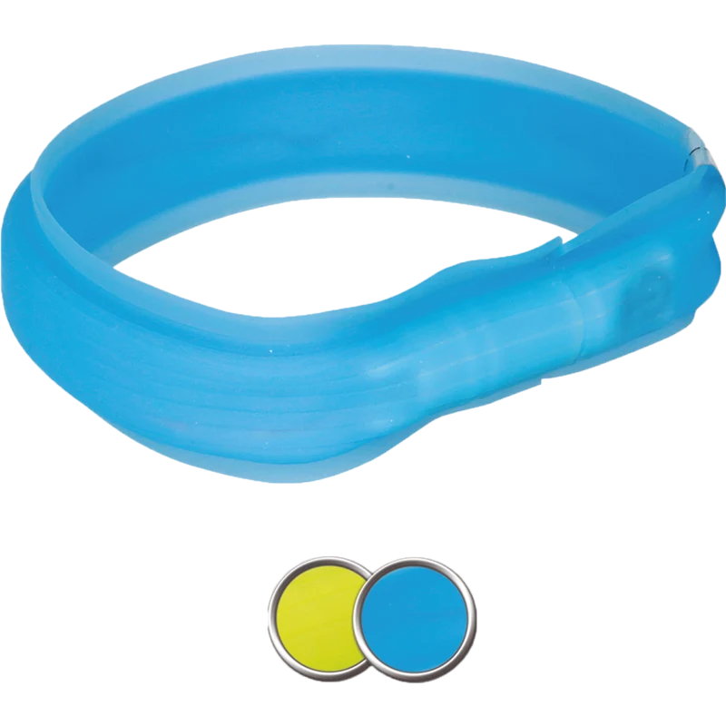 TRIXIE Flash Leuchtband USB - blau
