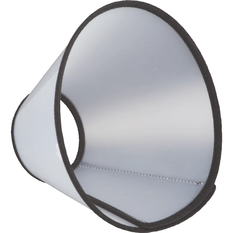 TRIXIE Schutzkragen transparent mit Klettverschluss - S-M, 30-37 cm / 14 cm