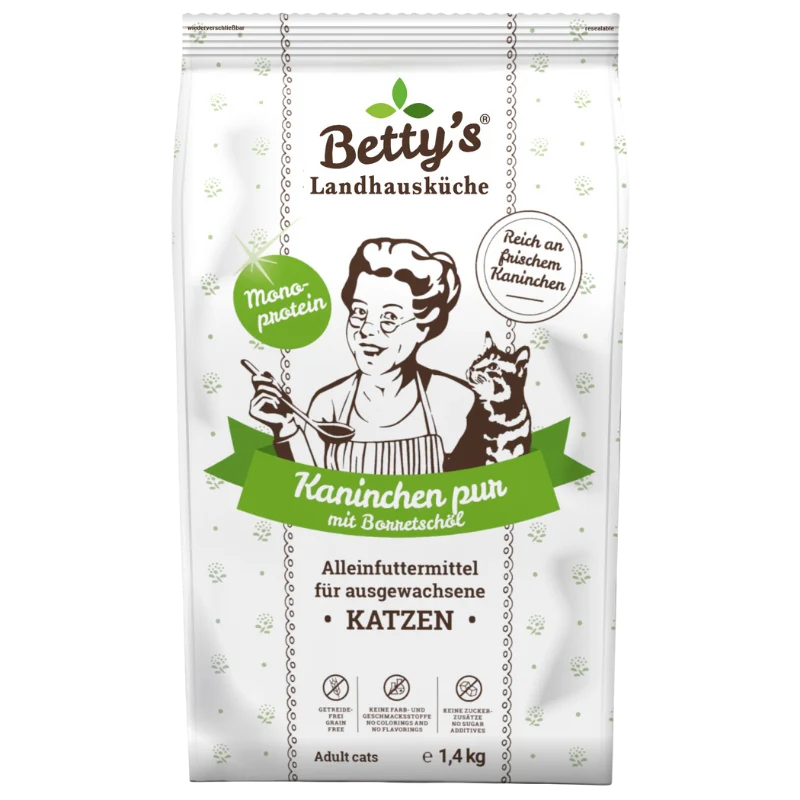 Bettys Landhausküche Katze Adult Trocken Kaninchen pur