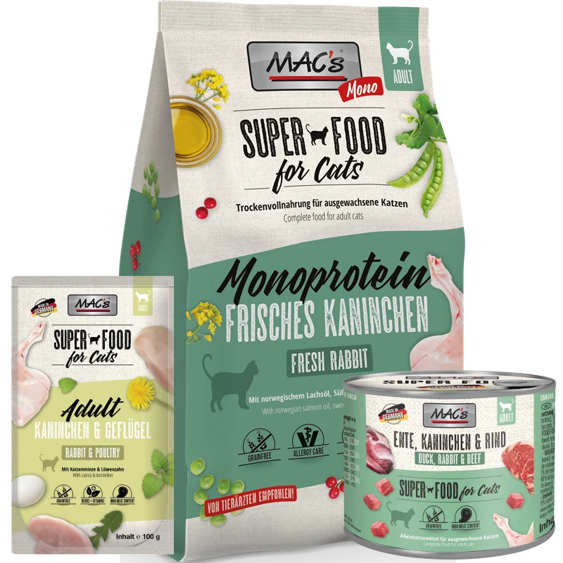 Probierpaket MAC's Cat Kaninchen